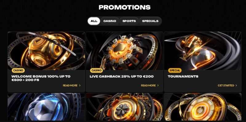 Spinsy Bonuses
